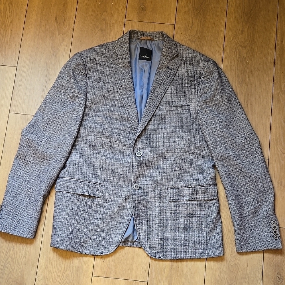 Daniel Hechter Blue Blazer with Notched Lapel size 42R
